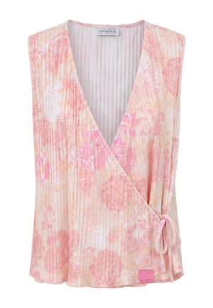 OH APRIL, SOLIN PLISSEE TOP - Top - soft floral