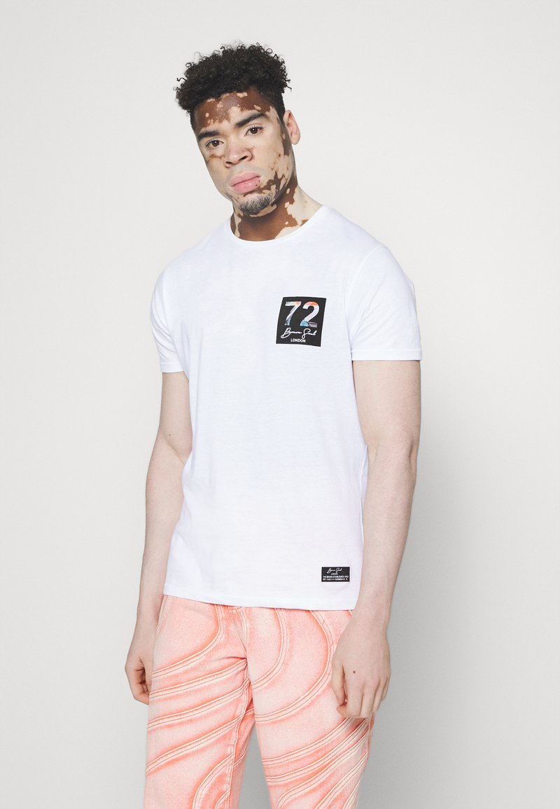 Brave Soul T-shirt estampada - optic white/multicolour