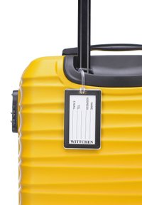 WITTCHEN SMALL SUITCASE WITH LUGGAGE TAG FROM ABS - Trolley - yellow