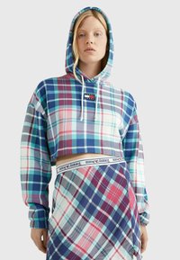 Tommy Jeans - TARTAN CROPPED FIT - Kapuzenpullover - tommy tartan Thumbnail-Bild 1