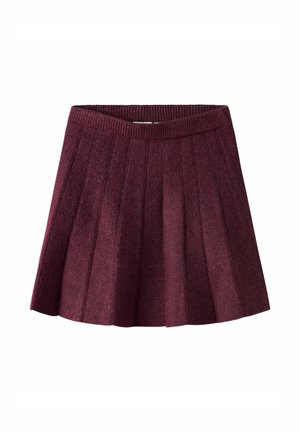 BUNDFALTEN - A-Linien-Rock - burgundy