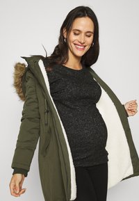 LOVE2WAIT NURSING CROCHET - Camisola - anthracite