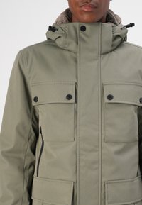 TOM TAILOR FIELDJACKET - Wintermantel - smokey olive green