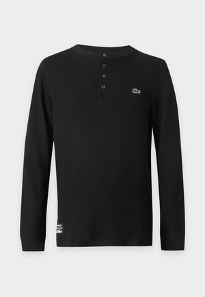 Lacoste, Блуза с дълги ръкави - black