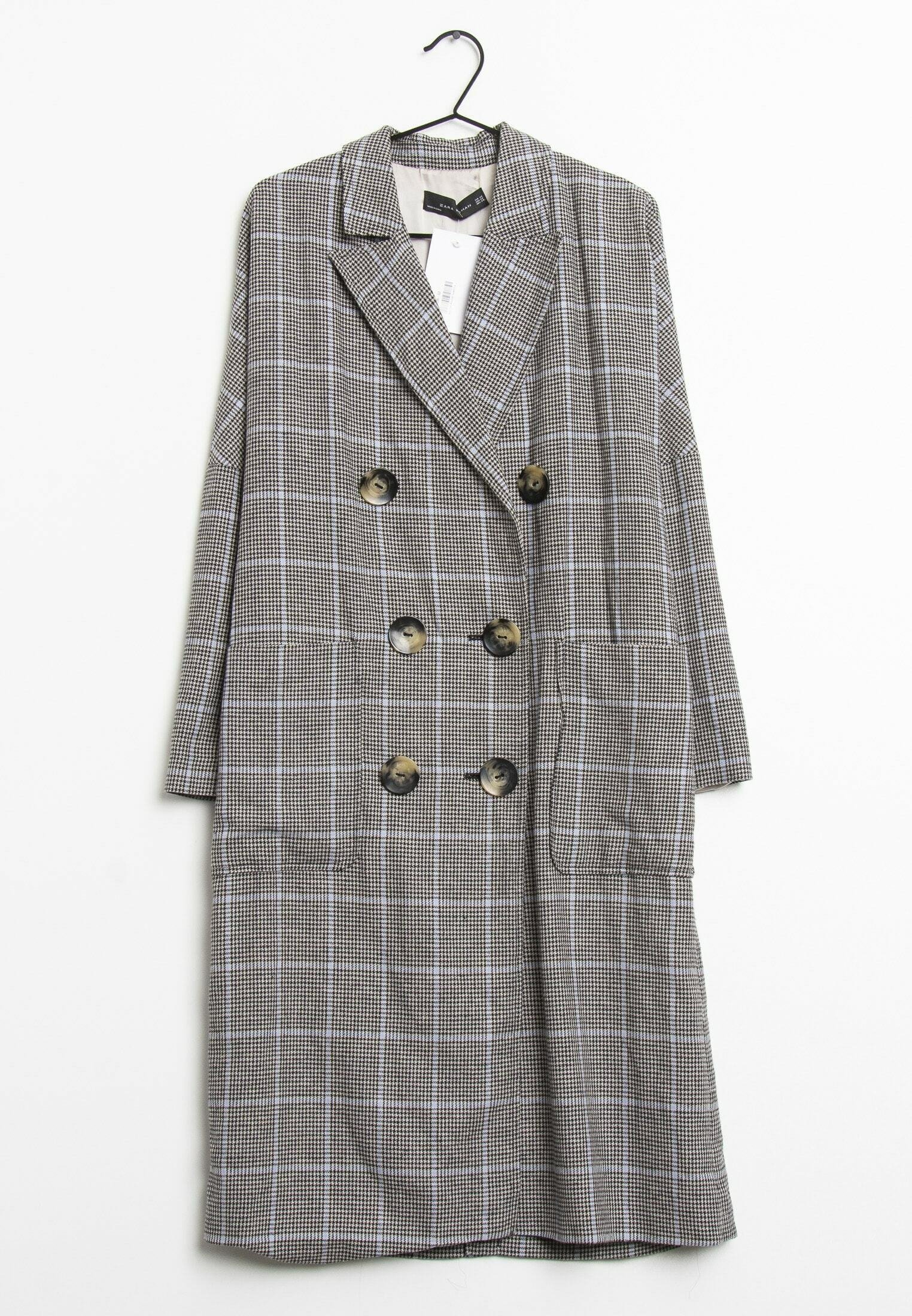 Zara Wendejacke Zara Mantel Online Shop Check Coat Karierter