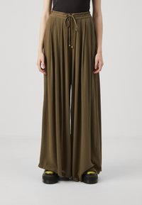 ONLY ONLCHIARA PANTS - Auduma bikses - khaki