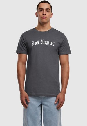 LOS ANGELES WORDING TEE - Potiskana majica - magnet