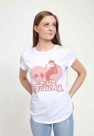 EMPEROR'S NEW GROOVE NO LOVE - T-shirt imprimé - white