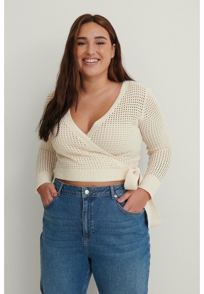 NA-KD Vest beige mêleerd