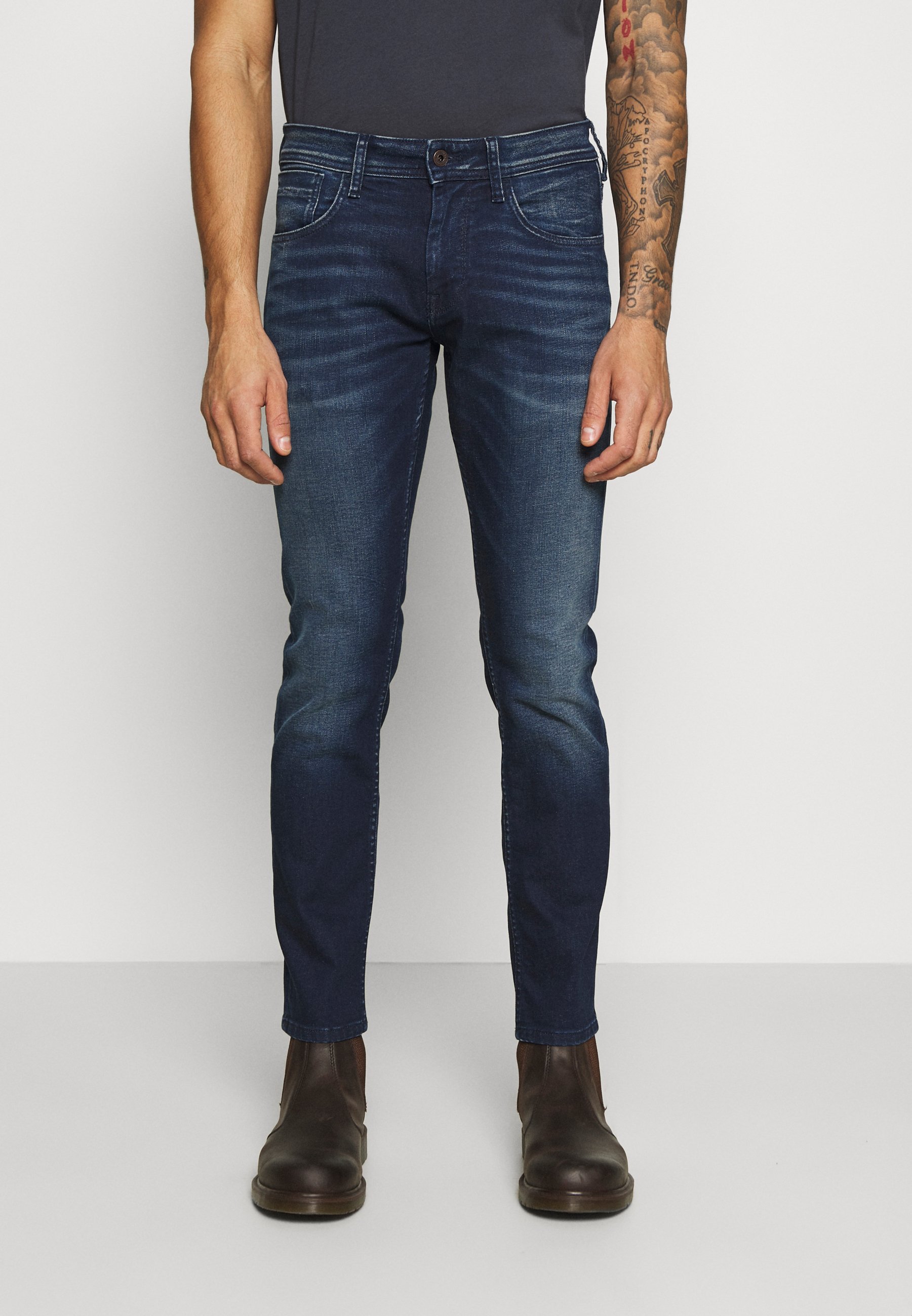 Slim fit jeans - dark blue denim 