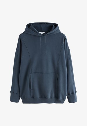 REGULAR FIT - ACTIVE LONGLINE OVERHEAD - Džemperis su gobtuvu - dark inky navy blue