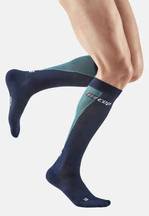CEP COMPRESSION ULTRALIGHT - Knee high socks - blue light blue