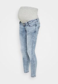 ONLY MATERNITY Vaqueros pitillo - light-blue denim