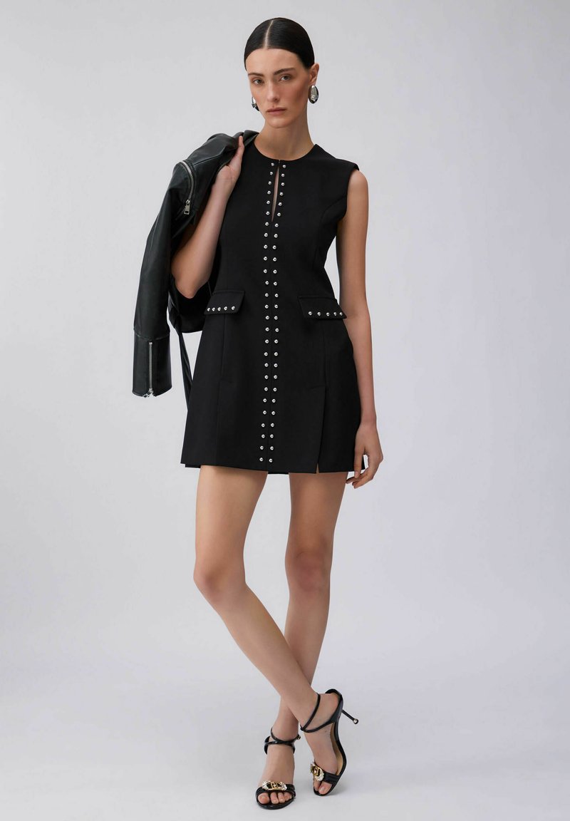 LIU JO SHORT WITH STUDS - Day dress - black - Zalando.ie