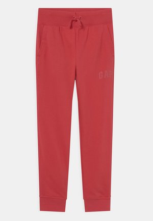 BOYS FRANCHISE LOGO - Tracksuit bottoms - weathered red