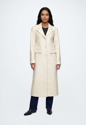 ONLY, ONLNANCY LONG FITTED - Класическо палто - oatmeal detail:melange
