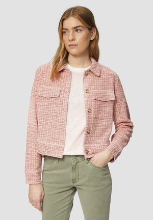 s.Oliver VERKÜRZTE AUS MIT AUFGESETZTEN TASCHEN - Summer jacket - preiselbeere