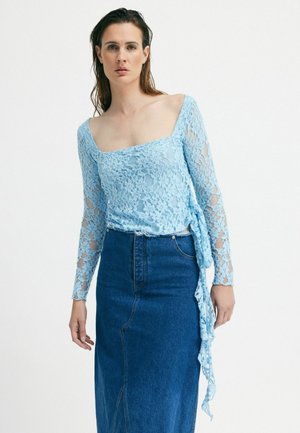 BIRDIERS BLOUSE - Bluse - light blue