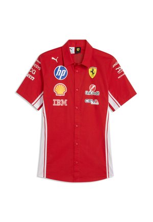Puma SCUDERIA FERRARI HP SHIRT UNISEX - Skjortebluser - red