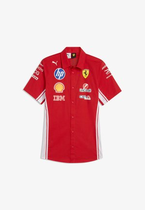 Puma SCUDERIA FERRARI HP SHIRT UNISEX - Skjortebluser - red