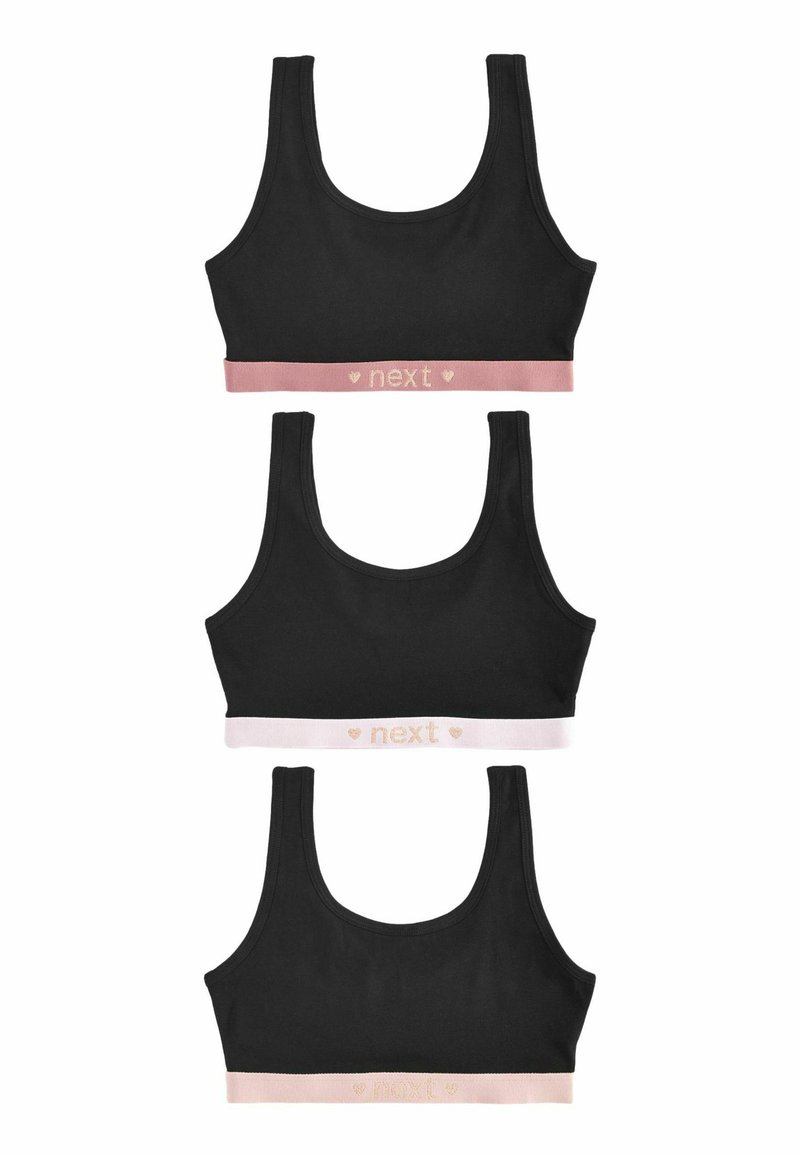 Next SPARKLE ELASTIC 3 PACK   - Lihtne rinnahoidja - black