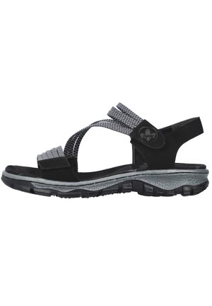 Outdoorsandalen - black pacific white