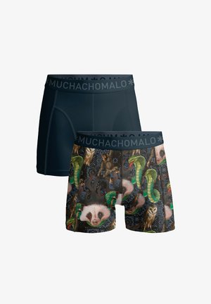 MUCHACHOMALO 2-PACK SOLID - Boxer alsónadrág - print blue