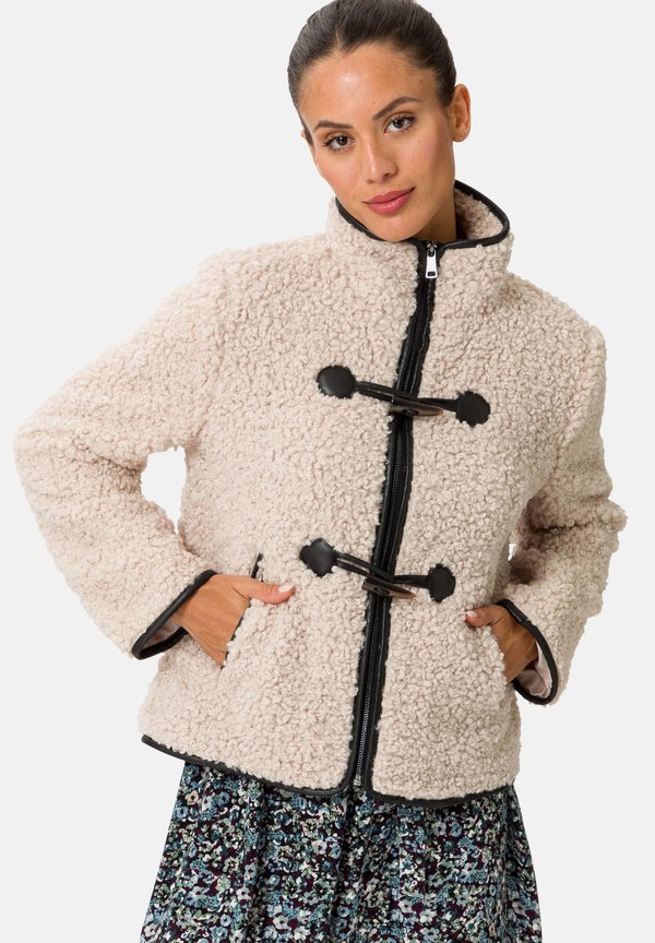 MIT KNEBELKNÖPFEN - Winterjacke - french oak