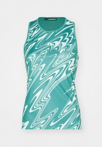 DELIA PRINTED TANK - Topper - liquify teal