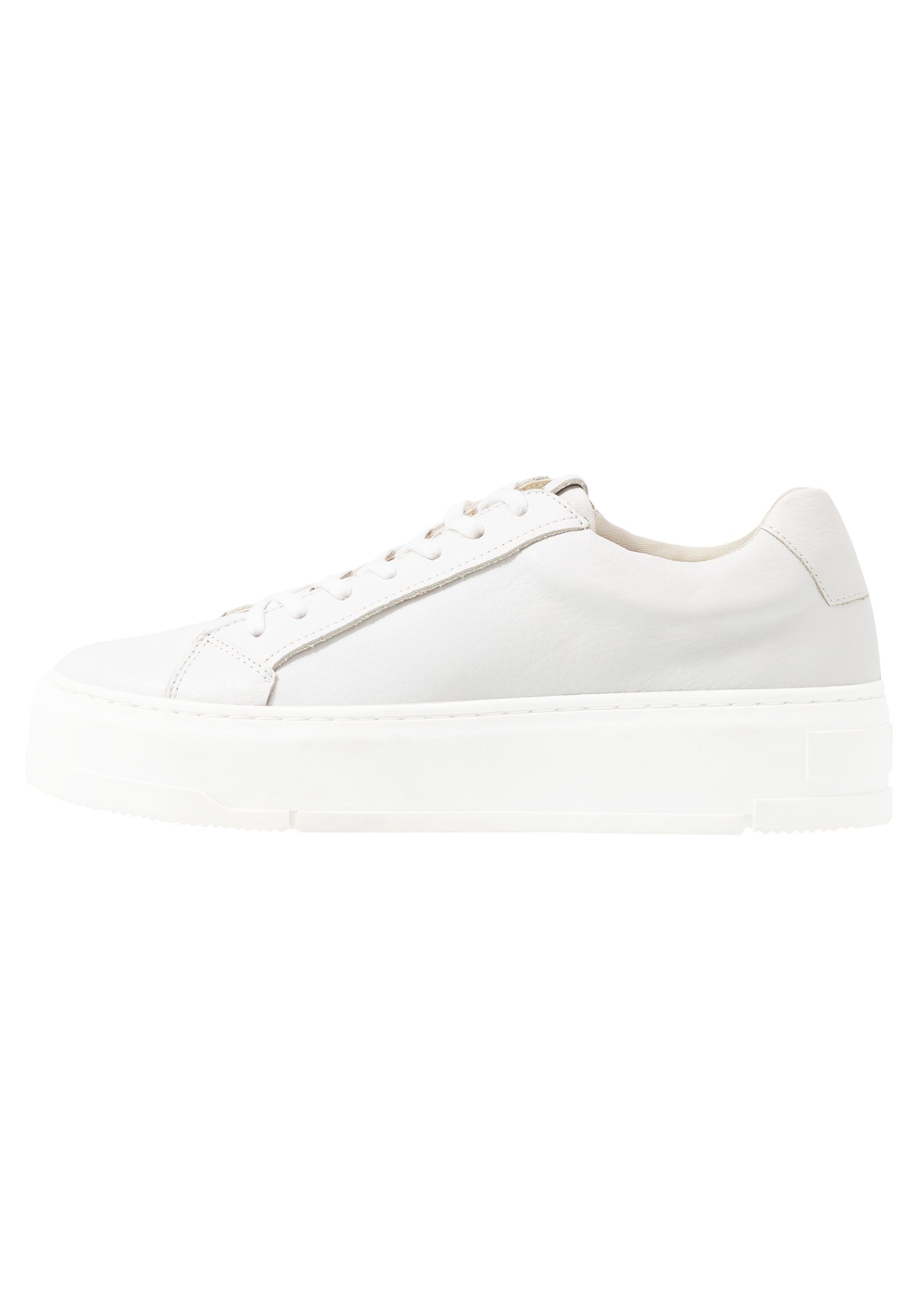White low-top sneakers
