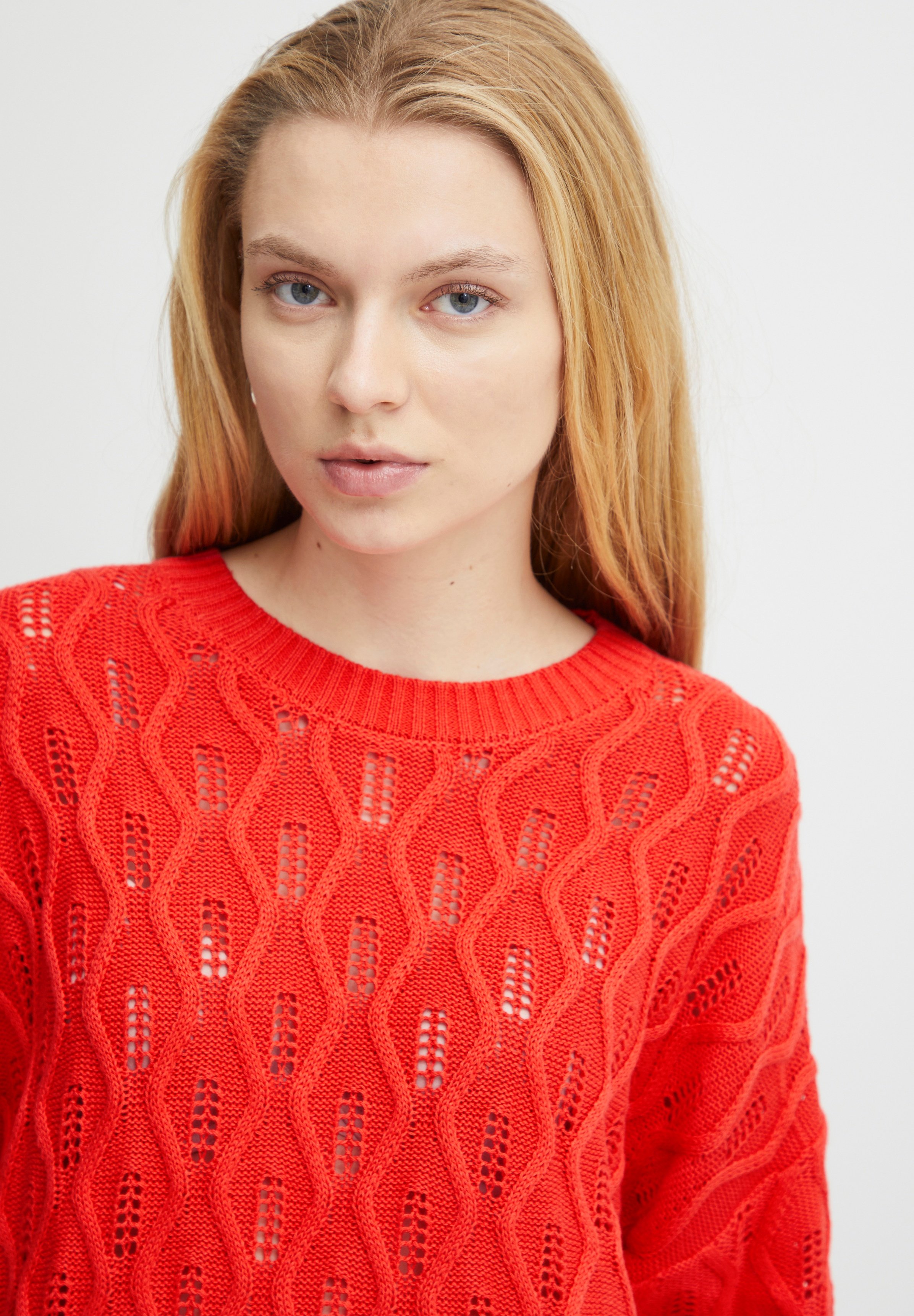 売れ筋商品|||イチ ニット&セーター レディース アウター IHMarnas - Jumper - poppy red ICHI IHMarnas - Jumper - poppy red/red - Zalando.co.uk