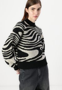 ONLY ONLCECE  - Pullover - black/pumice stone