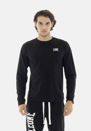 LEONE 1947, MAN LONG SLEEVES SMALL LOGO - Camiseta de manga larga - black