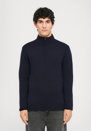 KIYAN QUARTER ZIP - Trui - navy
