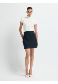adL Gonna a campana - navy blue