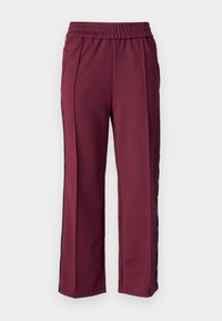 ONLWARM UP TRACK PANT  - Calças de fato de treino - vineyard wine/white/black