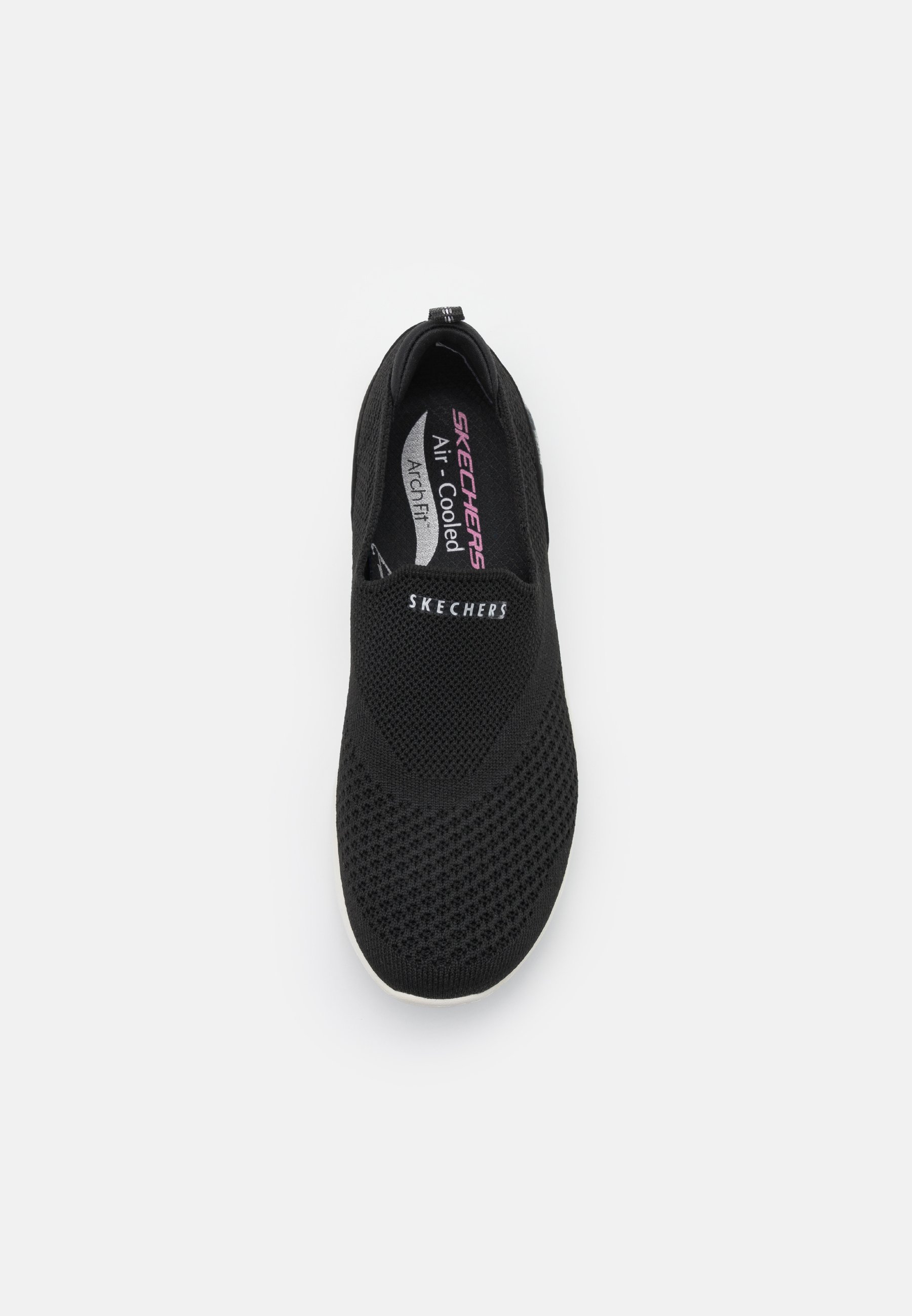 Skechers ARCH FIT REFINE - Sneakers laag - black/white/Zwart - Zalando.nl
