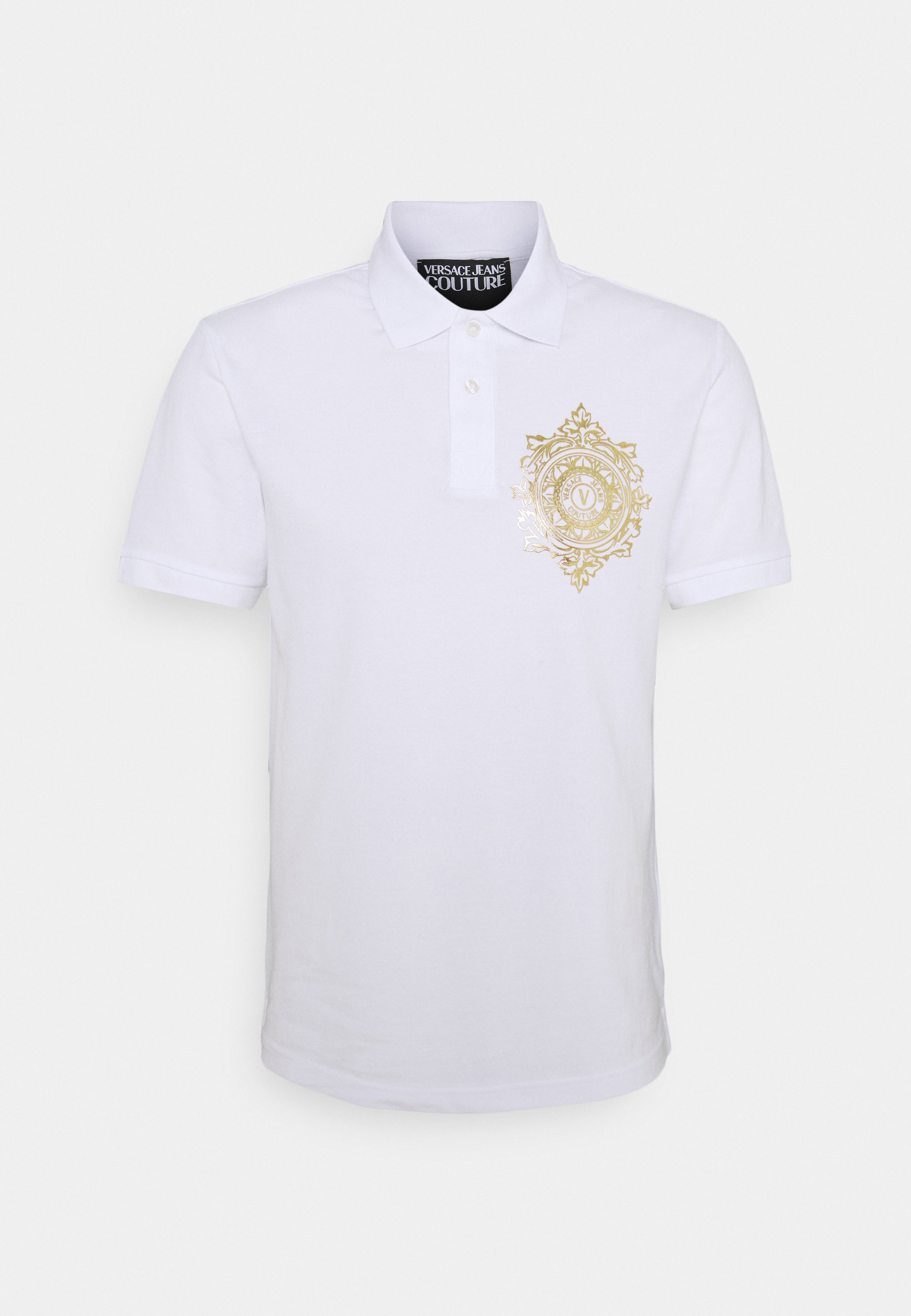 Versace Jeans Couture Polo shirt - bianco/gold/white - Zalando.de