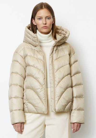 Marc O'Polo JACKET PADDED DOUBLE STITCHING FIXED HOOD POCKETS ...