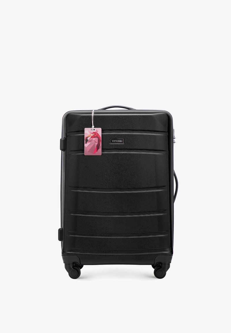 WITTCHEN MEDIUM SUITCASE WITH LUGGAGE TAG FROM ABS - Trolley - black