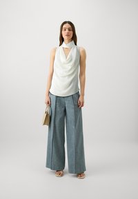 Pinko ARRAS BLUSA - Top - bianco giglio