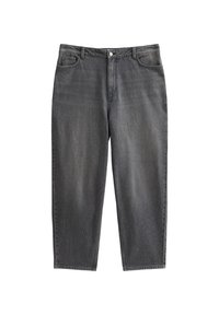 CURVES HIGH WAIST TAPERED MOM - Relaxed fit jeans - dark grey