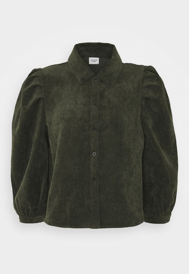 JDY Overhemdblouse donkergroen