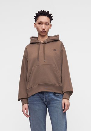 The North Face, ESSENTIAL SIMPLE DOME BOXY OVERSIZED HOODIE - Суитшърт с качулка - smokey brown