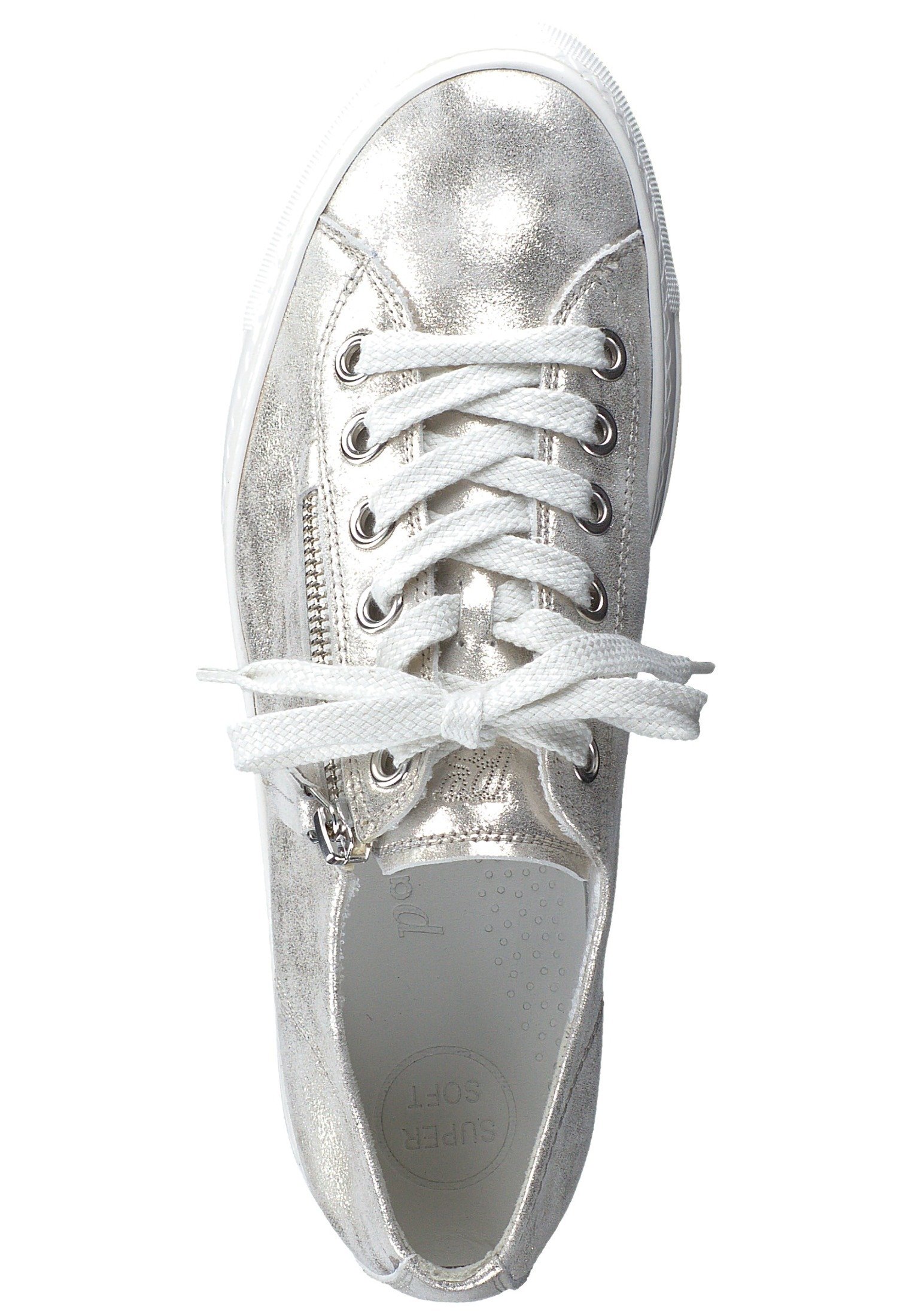 Paul Green Sneakers laag - metallic antic mineral/zilverkleurig - Zalando.nl