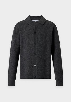Samsøe Samsøe, CARDIGAN - Жилетка - dark grey melange