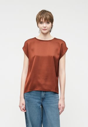 VIELLETTE - Blusa - cherry mahogany