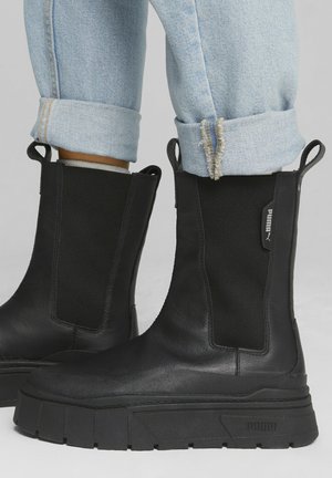 Bottines à plateau - black