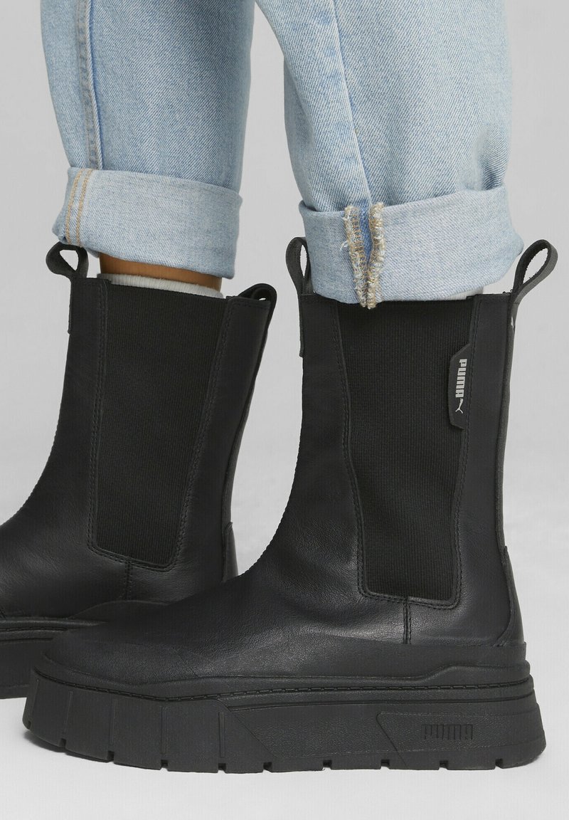 Puma Bottines à plateau - black