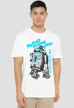 STAR WARS R2D2 GRAFF - T-Shirt print - white